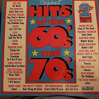 Original hits of the 60's and 70's