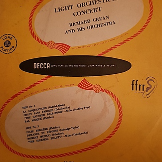 Light orchestral concert by Richard Crean And His Orchestra