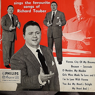 Sings the favourite songs of Richard Tauber