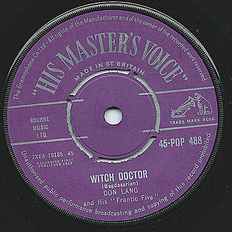 Witch Doctor by Don Lang And His Frantic Five