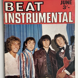 Beat Instrumental magazine June 1968 The Who, Jimi Hendrix, Grapefruit, The Move, Tyrannosaurus Rex,