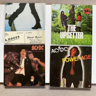 Job Lot - 4 Records - Nice Gear! Bowie, the Upsetters, AC/DC