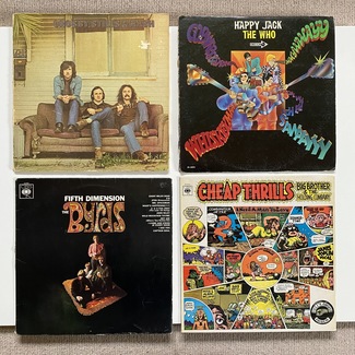 Job Lot - 4 Records - Nice Gear - CSN, The Who, The Byrds, Big Brother