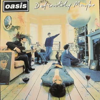 Oasis promo postcard Definitely Maybe