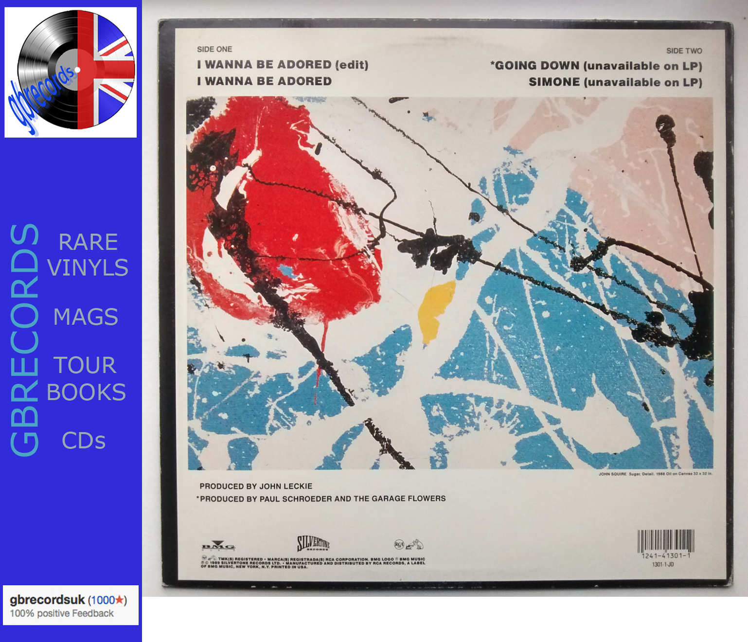 I Wanna Be Adored for sale | elvinyl