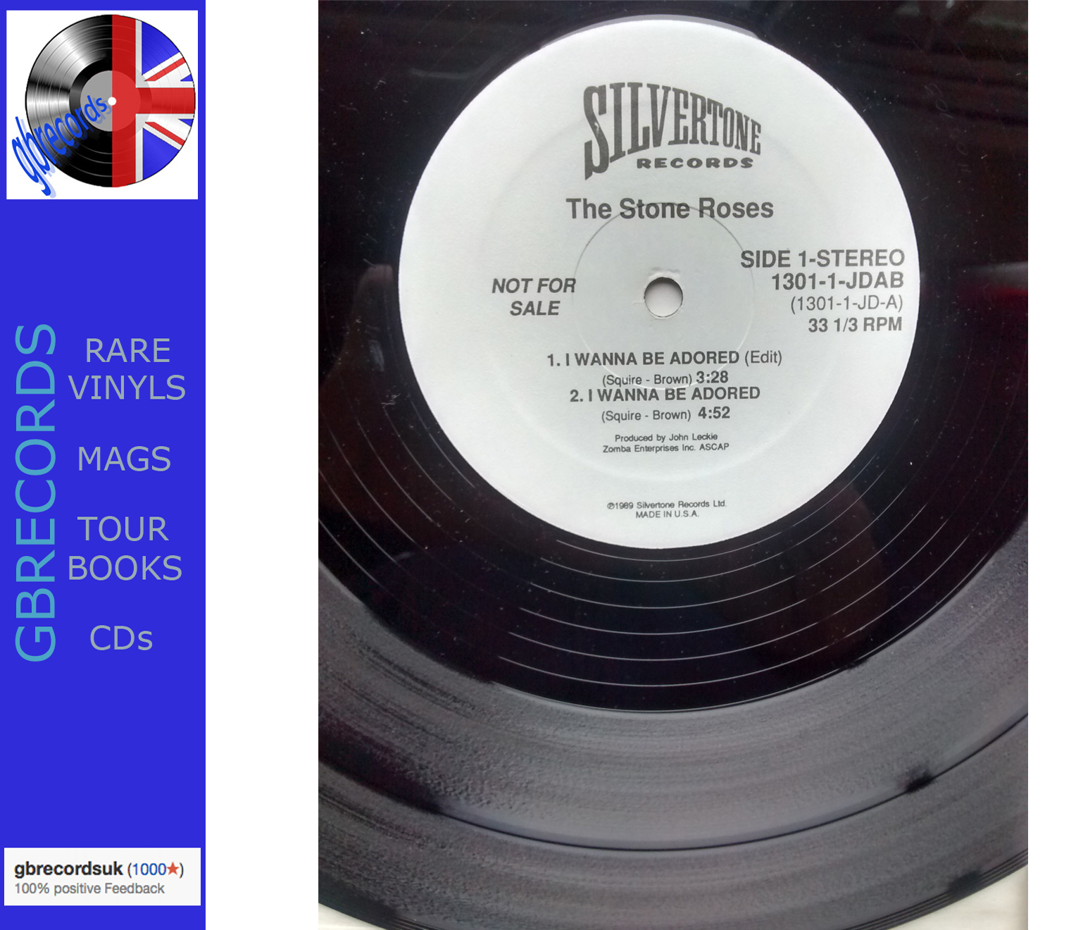 I Wanna Be Adored for sale | elvinyl
