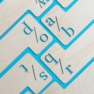 Wooden Record Dividers 12 inch - Organise your Vinyl LP collection with these groovy organisers