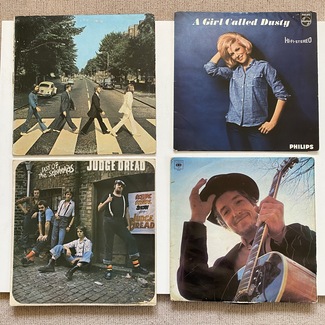 Job Lot - 4 Records - Nice Gear! Beatles, Judge Dread, Dusty Springfield, Dylan