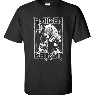 iron maiden detroit t shirt xl