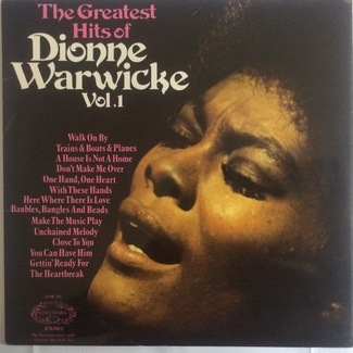 The Greatest Hits Of Dionne Warwicke Vol. 1