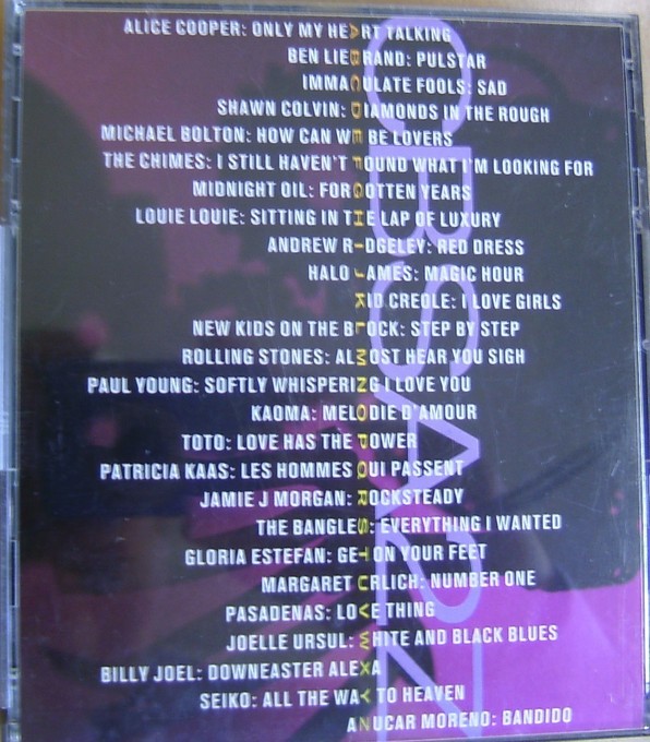 Almost hear you sigh/Get on your feet/Love has the power/Step by step/Red Dress...Total 26 ...