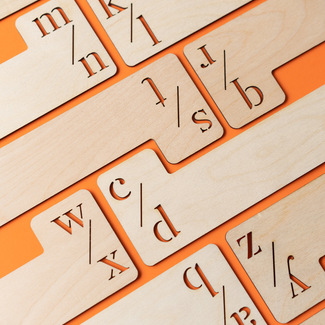 Wooden Record Dividers 12 inch - Double Sided Organisers 4 your groovy Vinyl LP collection