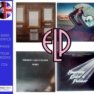 JOB LOT E. L. & P. Emerson Lake & Palmer 4 X ORIGINAL LPS EX TO NM CONDITIONS