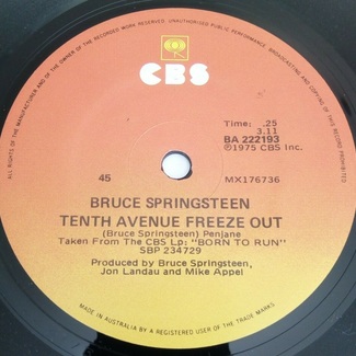 Tenth Avenue Freeze Out / She's The One