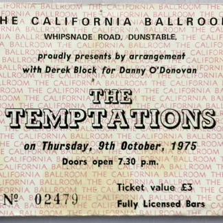 The Temptations - California Ballroom Ticket