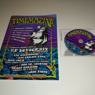 Timemazine Psychedelic Music Magazine with cd Issue N0 4