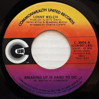 Breaking Up Is Hard To Do