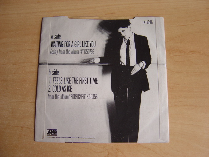 Waiting For A Girl Like You / Feels Like The First Time / Cold As Ice
