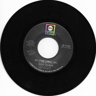 Hey There Lonely Girl