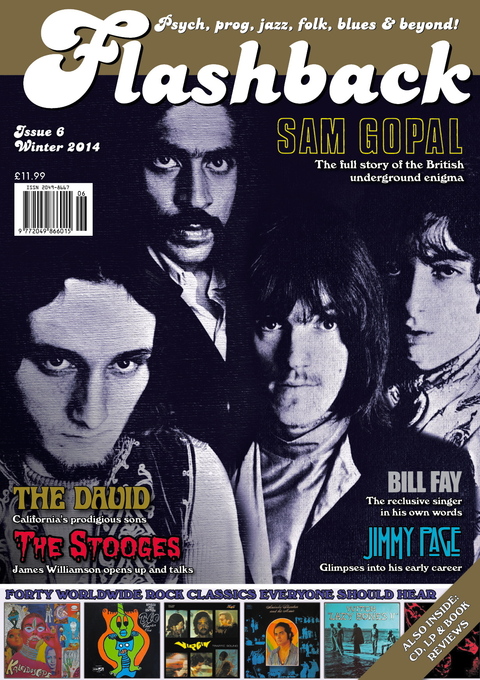 FLASHBACK MAGAZINE #6 PDF DOWNLOAD - Sam Gopal / Bill Fay / The Stooges / The David etc