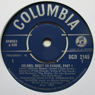 Colonel Bogey On Parade , Part 1 by Regimental Band Of H.m Grenadier Guards