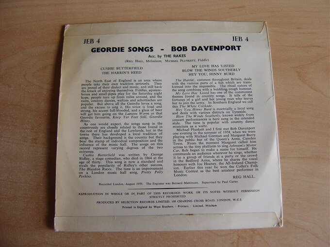Geordie Songs