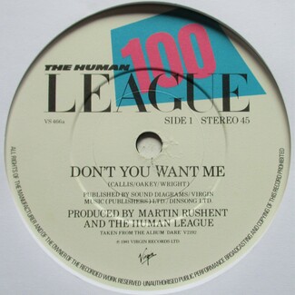 Don't You Want Me by The Human League