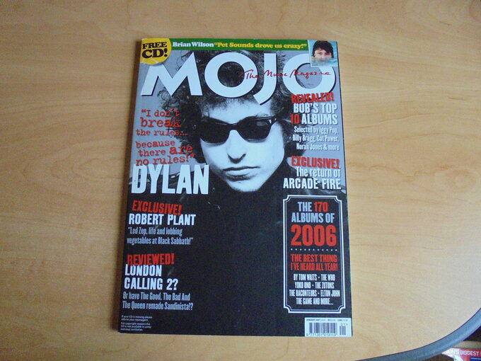 Mojo Magazine. No.158 January 2007 with CD.