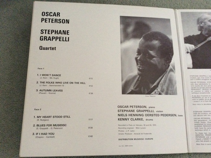 Oscar Peterson - Stephane Grappelli Quartet Vol. 2