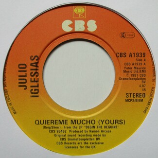 Quiereme Mucho (Yours) by Julio Iglesias