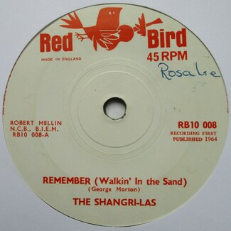 Remember (Walkin' In The Sand) / It's Easier To Cry by The Shangri-Las