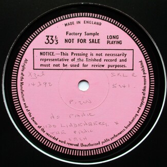 No Panic [ Factory Sample ] by Udo Lindenberg