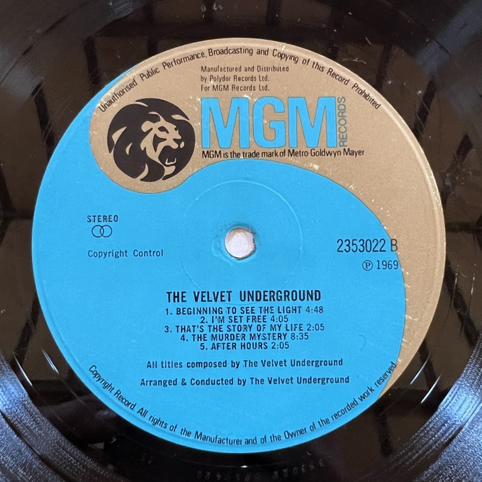 The Velvet Underground for sale elvinyl