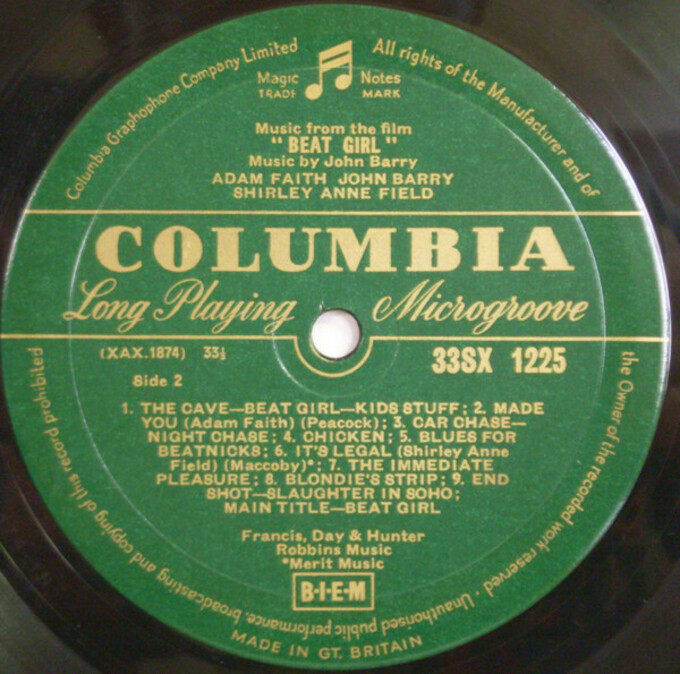 Music From The Film Beat Girl