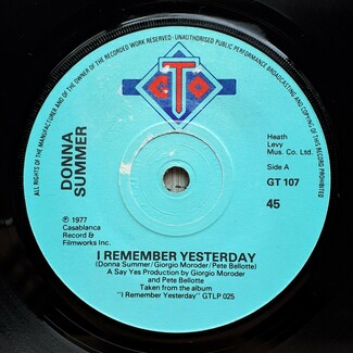 I Remember Yesterday