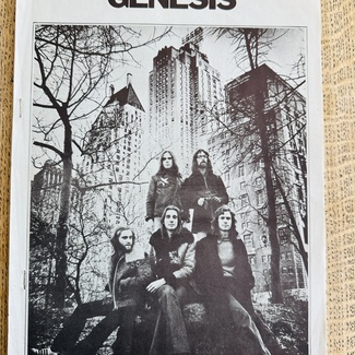 genesis press pack from 1973 london drury lane theatre gihgs