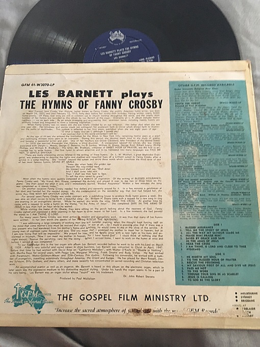 Hymns of Fanny Crosby