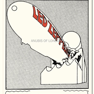 LED ZEPPELIN debut LP - high-quality A2 promo poster