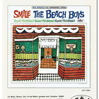 THE BEACH BOYS Smile - high-quality A1 promo poster