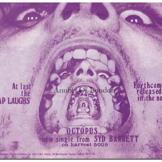 SYD BARRETT The Madcap Laughs - high quality A1 promo poster