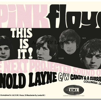 PINK FLOYD Arnold Layne - high-quality A2 promo poster