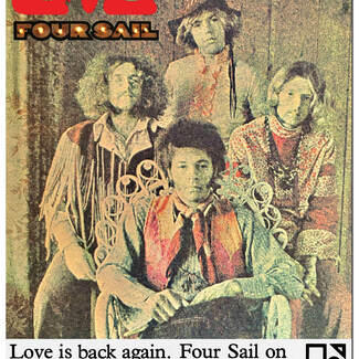 LOVE - Four Sail - promo poster - A2 poster - psych