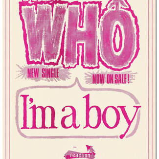THE WHO - I'm A Boy - promo poster - A1 poster