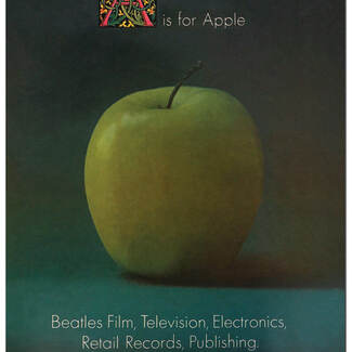 BEATLES APPLE LABEL - promo poster - A2 poster