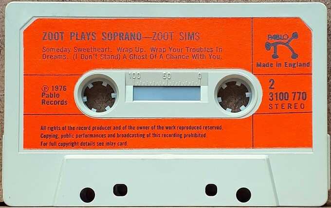 Zoot Plays Soprano