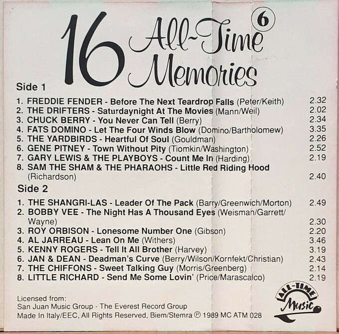 16 All-Time Memories 6