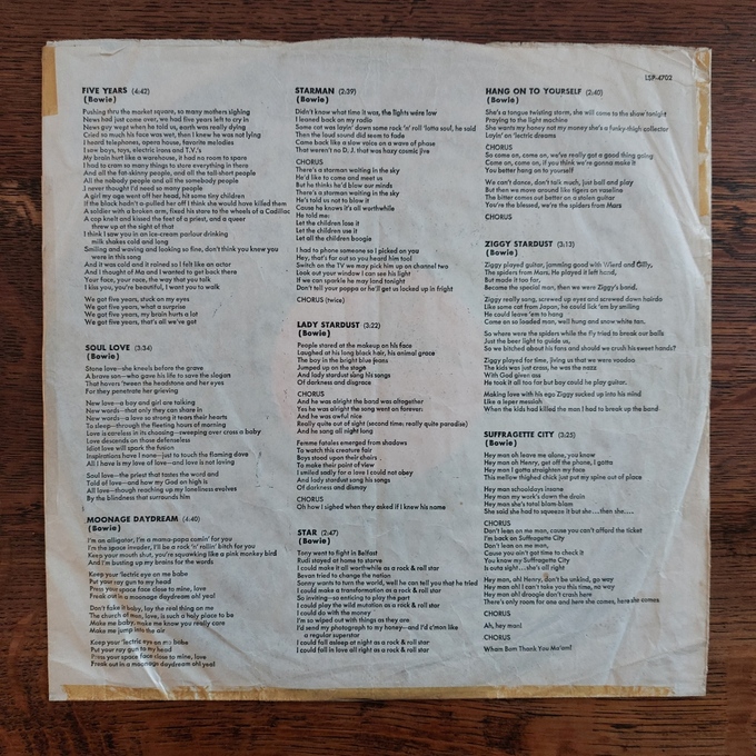The Rise & Fall Of Ziggy Stardust & The Spiders From Mars