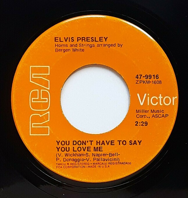 You Don't Have To Say You Love Me / Patch It Up