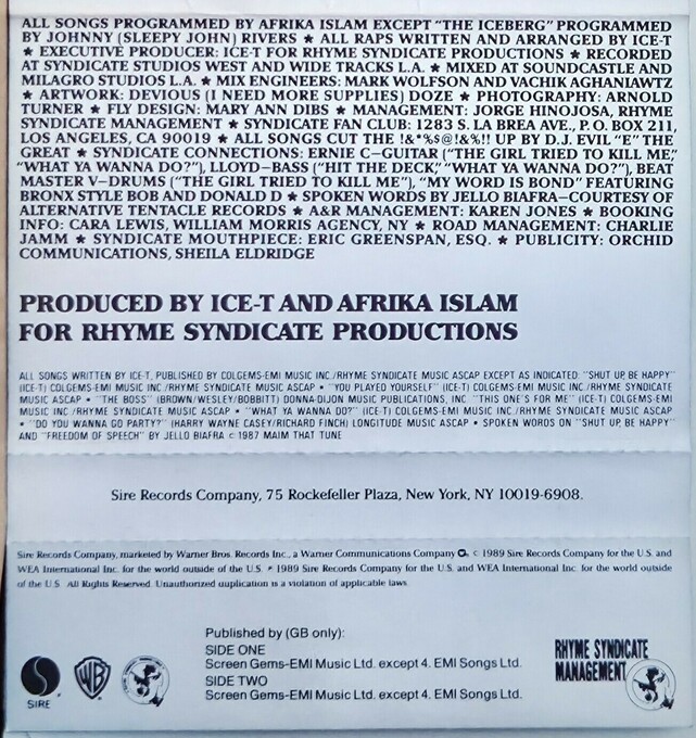 The Iceberg (Freedom Of Speech... Just Watch What You Say)