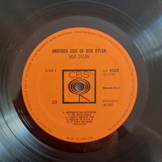 Another Side Of Bob Dylan